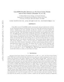 Arxiv:2103.07922V2 [Astro-Ph.GA] 5 Apr 2021 Radiation, Stellar Wind Mass Loss, and Other Feedback to Molecular Clouds and the Interstellar Medium