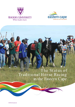 The Status of Traditional Horse Racing in the Eastern Cape