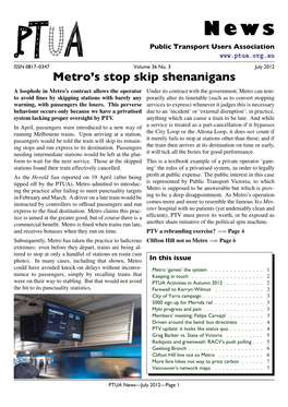 Metro's Stop Skip Shenanigans