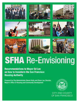 Recommendations to Mayor Ed Lee on How to Transform the San Francisco Housing Authority