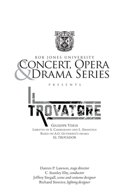 Il Trovatore Program