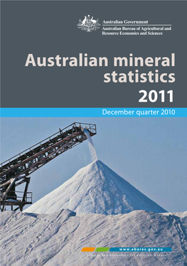 Australian Mineral Statistics 2011 December Quarter 2010