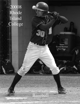 20008 Rhode Island College Baseball