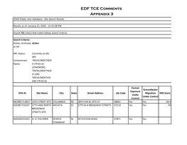 EDF TCE Comments Appendix 3