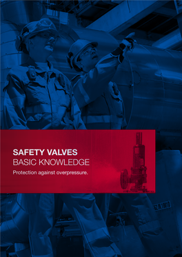 SAFETY VALVES BASIC KNOWLEDGE Protection Against Overpressure