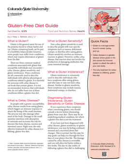 Gluten-Free Diet Guide