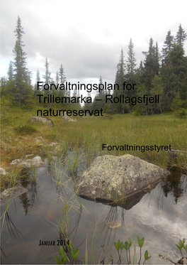 Forvaltningsplan for Trillemarka – Rollagsfjell Naturreservat