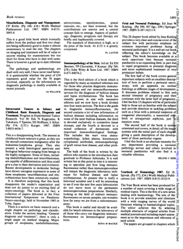 Fetal and Neonatal Pathology