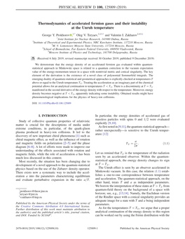 Thermodynamics of Accelerated Fermion Gases and Their Instability at the Unruh Temperature