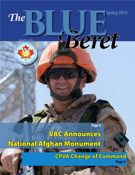 The Blue Beret, Spring 2019