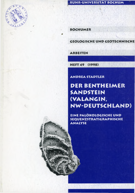 Der Bentheimer Sanpstein (Valan6in, Nw- Deutschland)