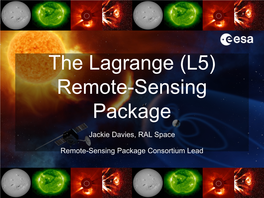 The Lagrange (L5) Remote-Sensing Package