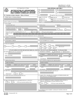 DS-2003 (Formerly DSP-110) Page 1 of 4 06-2003 20