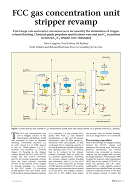 FCC Gas Concentration Unit Stripper Revamp