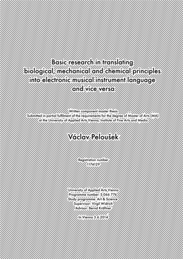 About Modular Synthesizers 12 Thoughts 18 Technical Details on Specific Modules 22 Principles / Events 32 Systems 38 Conclusion 43 List of References 44 Appendix 46