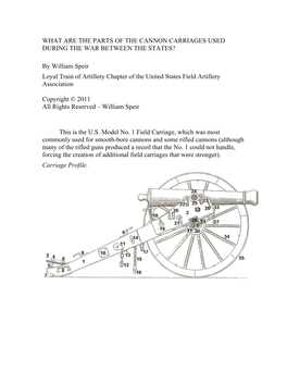 Carriage Nomenclature