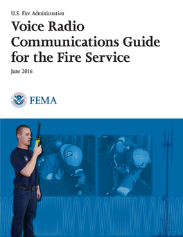 Voice Radio Communications Guide for the Fire Service June 2016