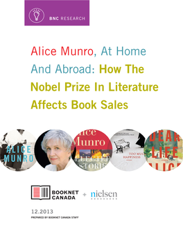 Alice Munro, at Home and Abroad: How the Nobel Prize in Literature Affects Book Sales