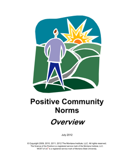 Positive Community Norms Overview