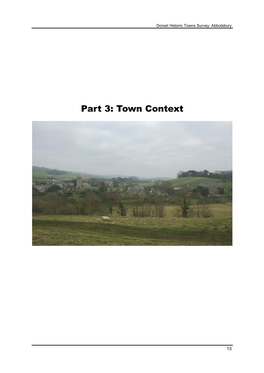 Part 3: Town Context