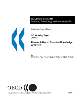 Research Use of Patented Knowledge: a Review