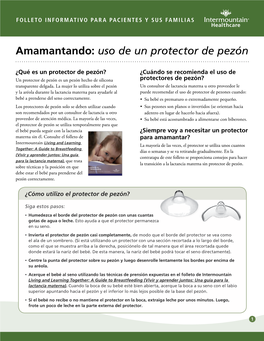 Amamantando: Uso De Un Protector De Pezón