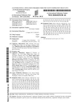WO 2018/035138 Al 22 February 2018 (22.02.2018) W !P O PCT