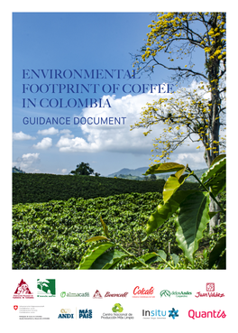 Environmental Footprint of Coffee in Colombia. Guidance Document