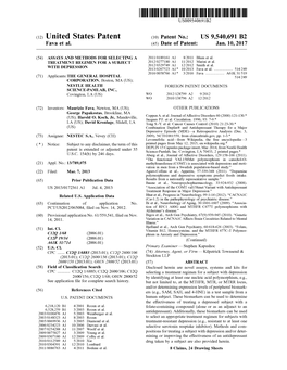 (12) United States Patent (10) Patent No.: US 9,540,691 B2 Fava Et Al
