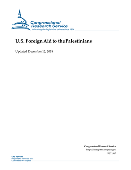 Aid to the Palestinians