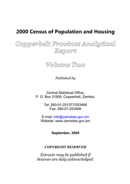 2000 Census of Population and Housing