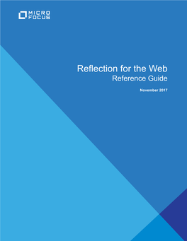 Reflection for the Web Reference Guide