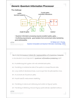 Generic Quantum Information Processor