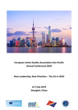European Union Studies Association Asia Pacific Annual Conference 2019