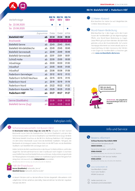 Fahrplan-Info Info Und Service