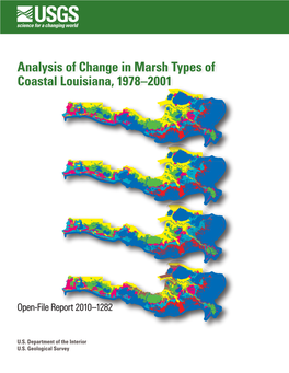 Analysis of Change in Marsh Types of Coastal Louisiana, 1978–2001