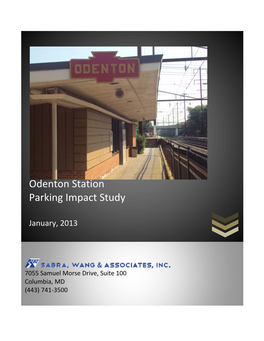 Odenton Station Parking Impact Study