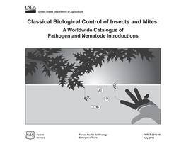 Classical Biological Control of Insects and Mites: a Worldwide Catalogue of Pathogen and Nematode Introductions
