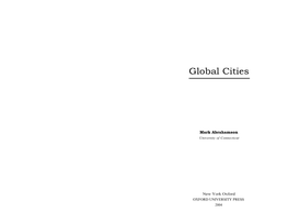 Global Cities