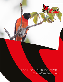 The Red Siskin Initiative – Executive Summary Red Siskin Initiative Iniciativa Cardenalito
