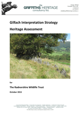 Gilfach Heritage Assessment Final Report