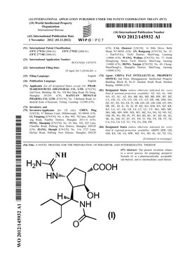 WO 2012/145932 Al 1 November 2012 (01.11.2012) P O P C T