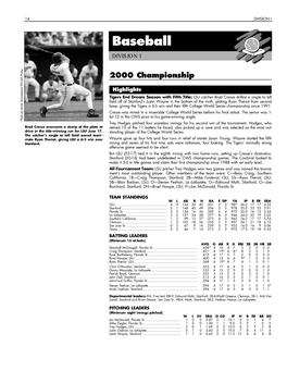 1999-00 NCAA Men's Baseball Championships