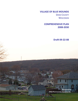 Village of Blue Mounds Comprehensive Plan 2008