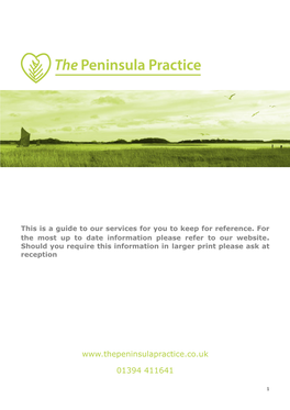 The Peninsula Practice Brochure 2020.Pdf