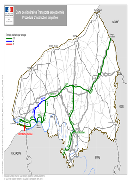 Carte Des Itinéraires Transports Exceptionnels Procédure D