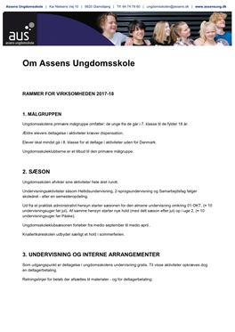 Om Assens Ungdomsskole