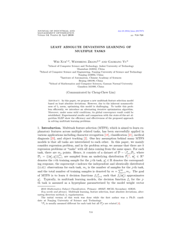 Least Absolute Deviations Learning of Multiple Tasks