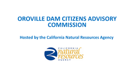Oroville Dam Citizens Advisory Commission
