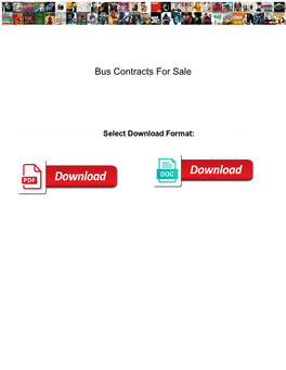 Bus Contracts for Sale